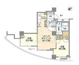 ドレッセ目黒インプレスタワー 13階 間取り図