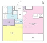 ルテ山崎 205 間取り図