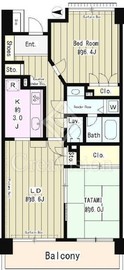 シェーヌ武蔵野 304 間取り図