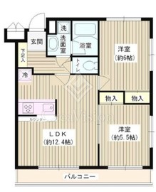 ルミエール妙蓮寺Ⅱ 301 間取り図