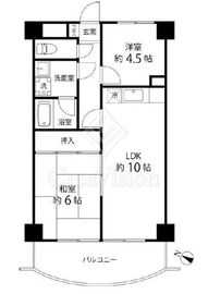 クオーレプロバンス篠崎 602 間取り図