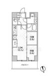 リテラス南千住サウス 1104 間取り図