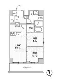 リテラス南千住サウス 1103 間取り図