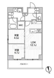 リテラス南千住サウス 906 間取り図