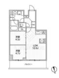 リテラス南千住サウス 905 間取り図