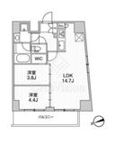 リテラス南千住サウス 701 間取り図
