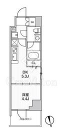 リテラス南千住サウス 303 間取り図