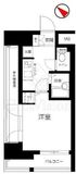 サンシティ月島アヴァンツァーレ 9階 間取り図