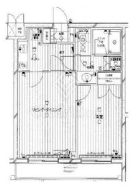 ルーブル早稲田弐番館 1階 間取り図