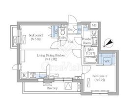 Ｒｏｖｉｎｅ目黒東山 310 間取り図