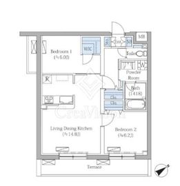 Ｒｏｖｉｎｅ目黒東山 104 間取り図