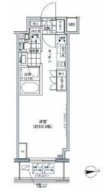 パークハビオ上野3丁目 704 間取り図