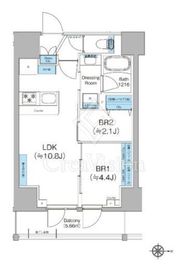 クレヴィアリグゼ蒲田西 1102 間取り図