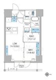 クレヴィアリグゼ蒲田西 1502 間取り図