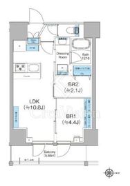 クレヴィアリグゼ蒲田西 1502 間取り図