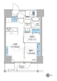 クレヴィアリグゼ蒲田西 302 間取り図