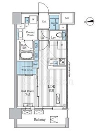 Ｔｅｒｒａ蚕糸の森 604 間取り図