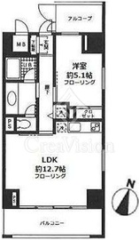 ロジュマン湘南 10階 間取り図
