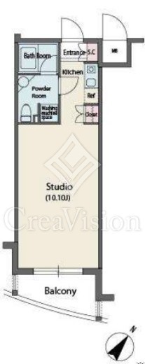ＭＦＰＲ代々木タワー 703 間取り図