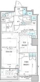 パークタワー勝どきミッド/サウス 10階 間取り図