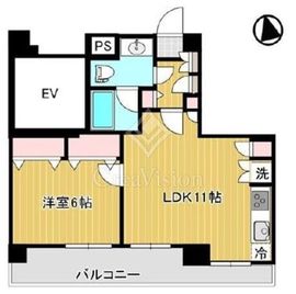 イルサント代々木上原 4階 間取り図
