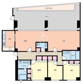 コートアネックス大山町 3階 間取り図