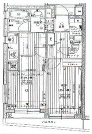 ベルヴィラージュ目黒 4階 間取り図