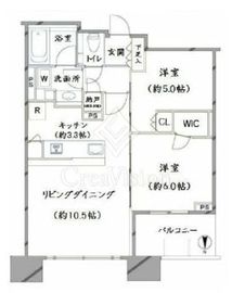 シティタワー武蔵小杉 5階 間取り図