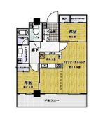 グランドシティタワー月島 45階 間取り図
