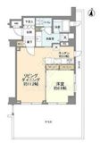 パークハウス上野毛 2階 間取り図