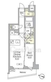 AIFLAT明大前 402 間取り図