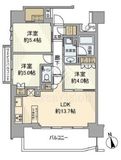 レジデンシャル品川中延グランクラス 13階 間取り図