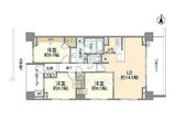 プラウド駒場 3階 間取り図
