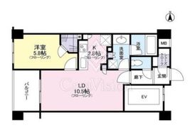 クレアホームズ新宿百人町 2階 間取り図