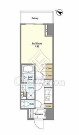 ドゥーエ横濱鶴見 422 間取り図