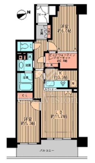 エコロジー浅草橋レジデンス 202 間取り図
