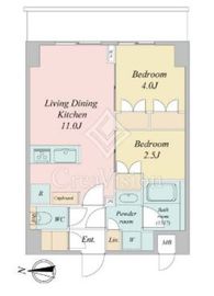 LIME RESIDENCE KAWAGUCHI EAST 907 間取り図