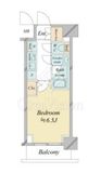 ドゥーエ新横浜 1008 間取り図
