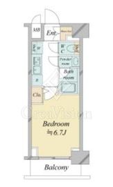 ドゥーエ新横浜 1005 間取り図