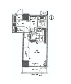 ライオンズ四谷タワーゲート 9階 間取り図