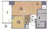 ウエリス横濱日本大通り 6階 間取り図