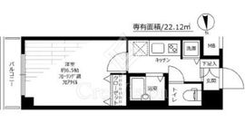 ガラ・シティ芝公園 602 間取り図