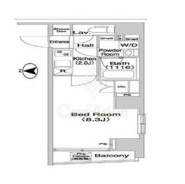コンフォリア押上 703 間取り図