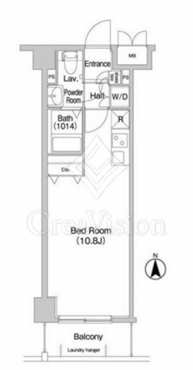コンフォリア墨田立花 303 間取り図