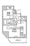 S-RESIDENCE入谷alesia 1102 間取り図