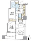 ブリリア二番町 16階 間取り図