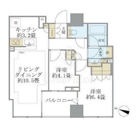 ブリリア二番町 7階 間取り図