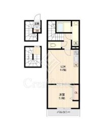 アーバンパーク宮前平WEST 308 間取り図