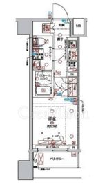 ラクラス横浜 306 間取り図