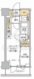 リビオメゾン西麻布 503 間取り図